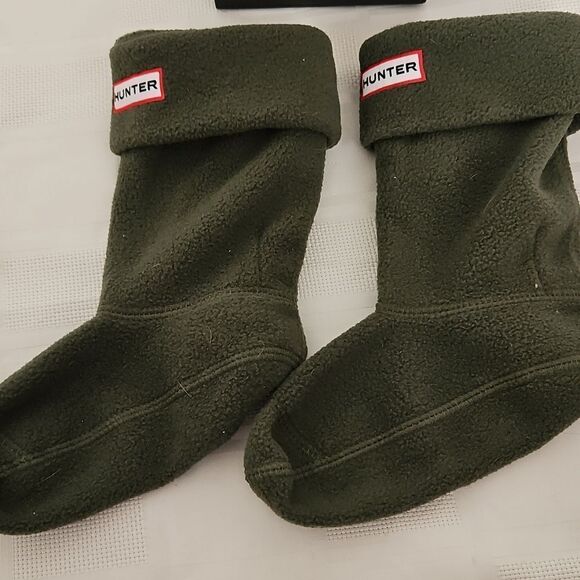 Hunter Kid's Welly Sock Green 11-13 - Picture 12 of 16